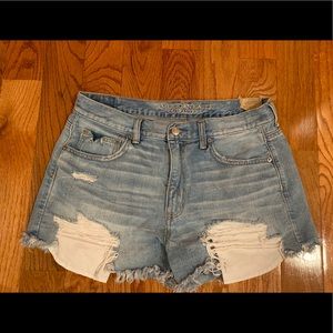American Eagle Vintage High Rise Denim Shorts